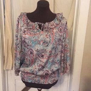 NWT Dressbarn Sea Glass Blouse